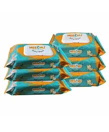 Meechu Baby Wet Wipes  Pack of 6 - 72 Pieces Each