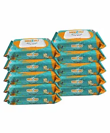 Meechu Baby Wet Wipes Pack of 10 - 72 Pieces Each