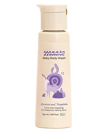 Maate Baby Body Wash Enriched with Beetroot, Nagarmotha, and Manjistha Extracts  Soft & Supple Baby Skin with Extra Mild Natural Cleansers  Paraben and Sulphate-Free  pH Balanced, Soap Free & Tear-Free Natural & Vegan - 50 ml