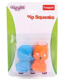Funskool Bath Duck & Monkey Toys Pack of 2 (Color May Vary)