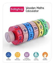 Babyhug Wooden Maths Calculator - Multicolour