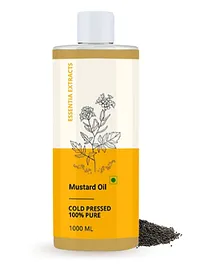Essentia Extracts Cold Pressed Mustard Oil - 1000ml