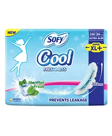 Sofy Cool Super Sanitary Pads Extra Large Plus - 30 Pieces