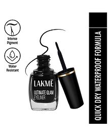 Lakme Ultimate Glam Eye Liner  Semi Matte  Black  9ml