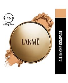 Lakme Powerplay Priming Powder Foundation  3-in-1  Lasting Matte  Dry/Oily Skin  Rose Silk  9g