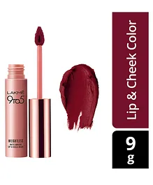 Lakme 9 To 5 Weightless Lip And Cheek Color Rosy Plum - 9 gm