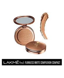Lakme 9 To 5 Flawless Matte Complexion Compact Apricot - 8 gm