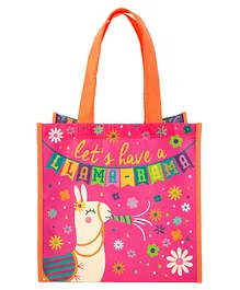 Stephen Joseph Recycled Gift Bag Llama Print Medium - Multicolour