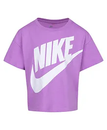Nike Half Sleeves Icon Boxy Tee - Purple