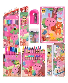 Toyshine Coloring and Stationery Set 41 Pieces - Multicolour