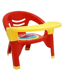 Korbox Baby Chair With Tray - Red