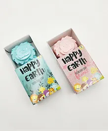 Cuddle Care Happy Earth Vegan Baby Soap Aqua & floral Pack of 2 - 100 gm Each