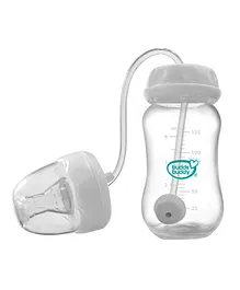 Buddsbuddy Hand-Free Regular Neck Baby Self Feeding Bottle - 125 ml