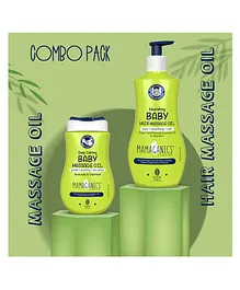 Mamaganics Deep Calming Oils for Baby's Soft Skin with Avocado Olive Castor  Sandalwood & Oatmeal Baby Massage Oil Hair Oil- 360 ml
