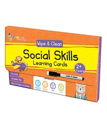 Popcorn Social Skills Learning Cards Multicolor - 16 Cards