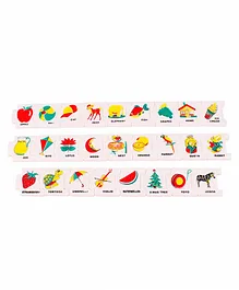 Toyfun Match And Link Educational Abcd Linking Game - 53 Pieces