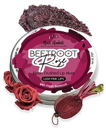 Nat Habit Beetroot Rose Lip Mura - 12 gm