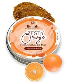 Nat Habit Zesty Orange Lip Mura - 12 gm