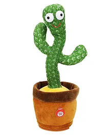 Voolex Talking Cactus Baby Toys for Kids Dancing Cactus Toys Can Sing Wriggle & Singing toys for kids - Green