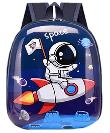 SYGA Children's School  PVC Backpack Astronaut Theme Blue - 12 Inches