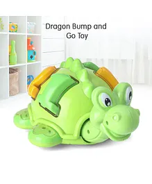 Dragon Bump and Go Musical Toy - Green