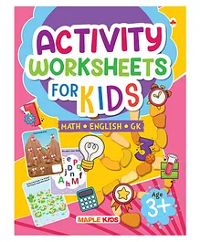 Maple Press Activity Worksheets for Kids Math English GK- English