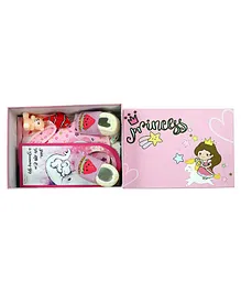 Little Surprise Box Baby Princess Hamper With Bag Large Pink- 10 Pieces