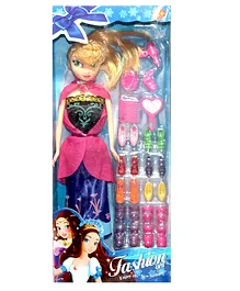 Wow Toys Delivering Joys of Life Gorgeous Fashion Doll With Make up Accessories - Height 28 cm (Colour May Vary)