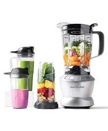 Nutribullet NBC 1209SL 1200 W Blender Mixer & Smoothie Maker Combo With 4 Jars - Silver