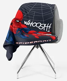 Marvel Spider Man Super Soft All Season Micro Fleece Single Bed Blanket - Grey