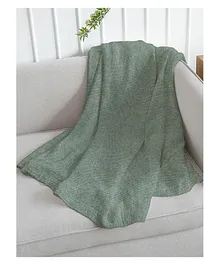 Satcap India Soft All Season Blanket - Green