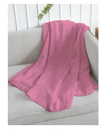 Satcap India Soft All Season Blanket - Pink