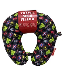 Marvel Avengers Kids Travel Neck Pillow - Black