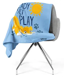 Disney Mellow Simba Summer Blanket - Blue