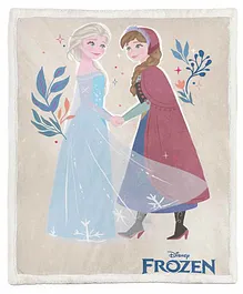 Disney Frozen Double Layer Flannel Blanket - Cream  