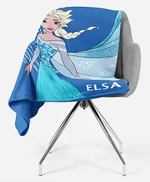 Disney Super Soft All Season Micro Fleece Frozen Single Bed Blanket - Blue