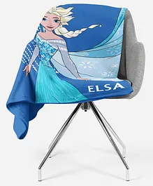 Disney Super Soft All Season Micro Fleece Frozen Single Bed Blanket - Blue