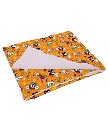 Disney Mickey & Friends Bed Protector Dry Sheet - Orange
