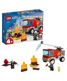 Lego City Fire Ladder Truck Building Kit 88 Pieces - 60280