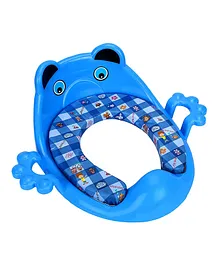 Twizzle Premium Cushioned Potty Seat With Easy Grip Handles - Blue