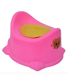 Twizzle Potty Toilet Trainer Chair With Lid And High Back Support - Pink