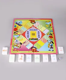 Creative All Out Math Board Game - Multicolour
