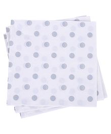 Party Anthem Silver polka Dots Paper Napkins 40 Sheets - Silver