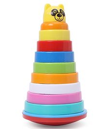 TOYFUN Senior Rock And Stacking Toy - 9 Rings (Color May Vary)