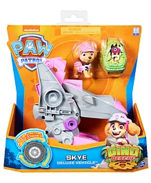 Paw Patrol Deluxe Free Wheel Dino Rescue Vehicle - Pink