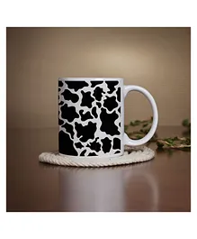 Right Gifting Ceramic Mug Abstract Print Black - 350 ml