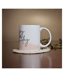 Right Gifting Ceramic Mug Happy Birthday Print Multicolor - 350 ml