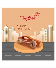 TinyBee Push Along Classic Sports Car (color may vary)