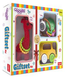 Giggles Rattle Combo Pack Of 3 (Design & Color May Vary)