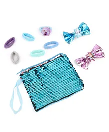 Lil Diva Disney Frozen 2 Sequin Accessories Set Pack of 9 - Blue